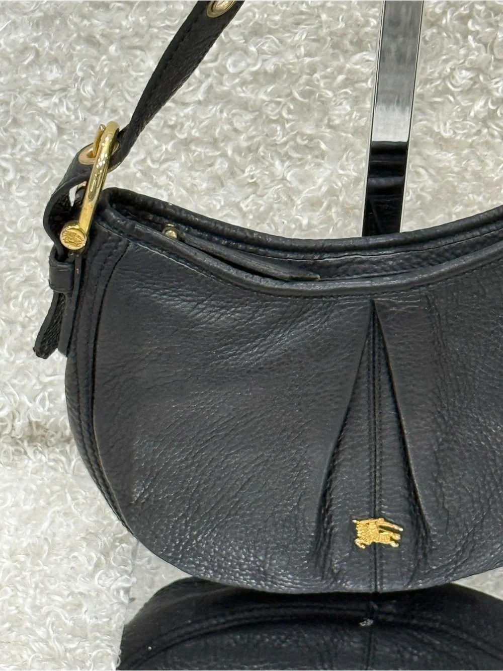 Burberry Black Hobo Bag